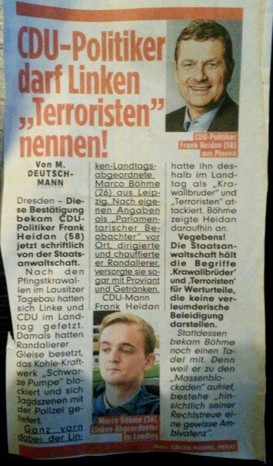 Nun offiziell: Ich bin staatlich geprüfter Terrorist