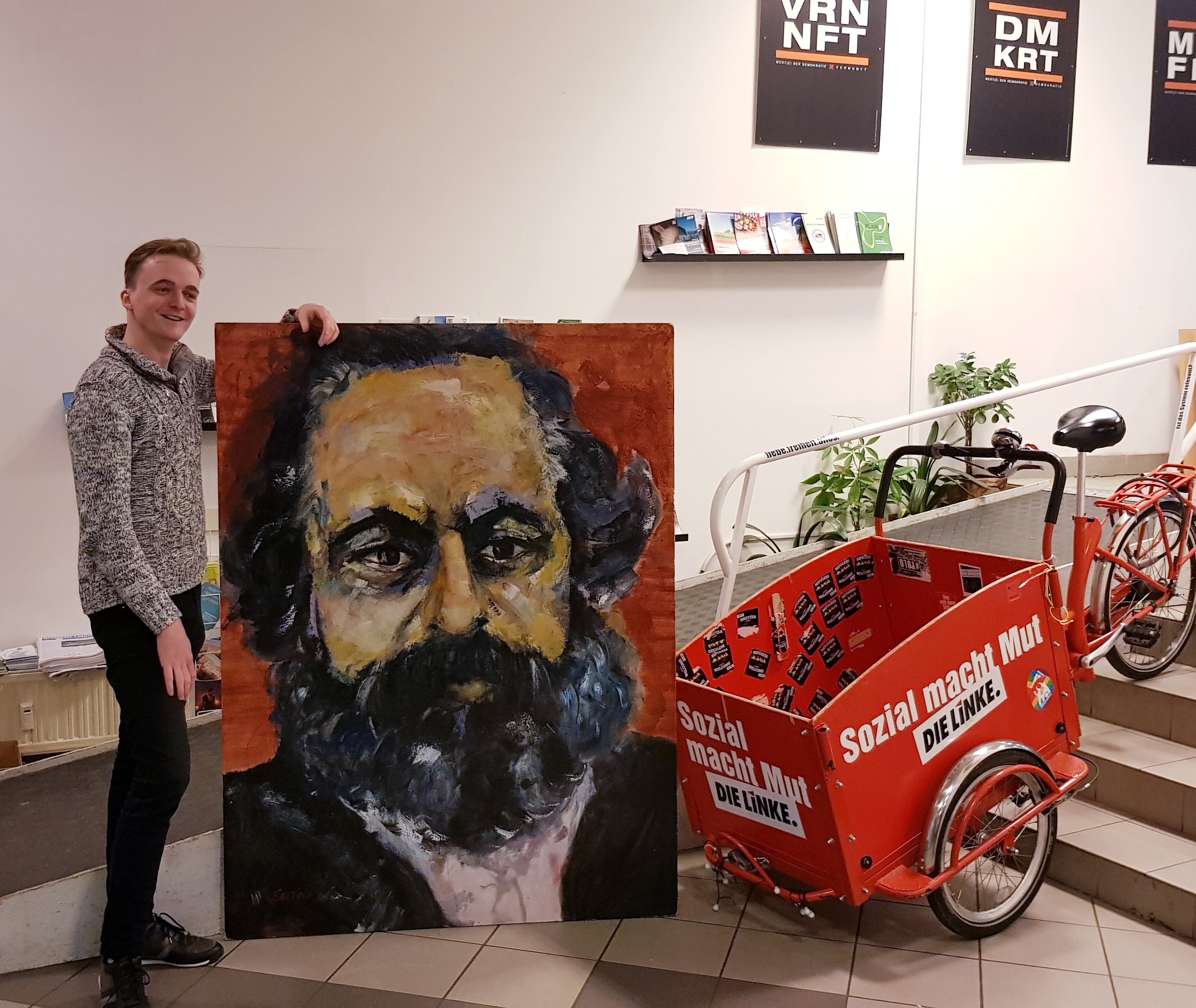 Karl Marx wieder zu Hause bei der LINKEN!