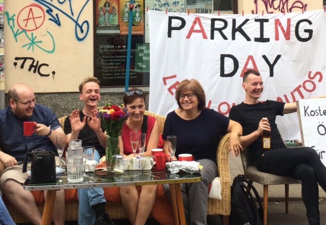 Wir machen die Straße zu unserem Lebensraum: PARK(ing) DAY am 20.09.2019