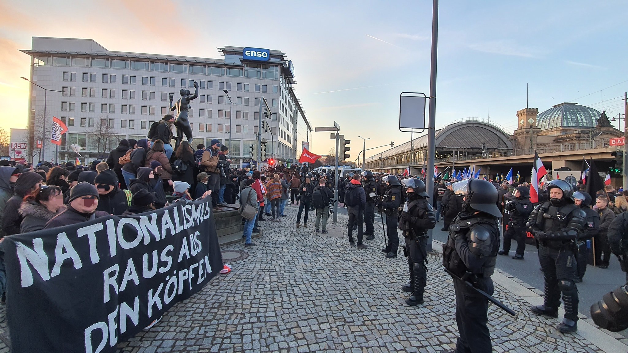 Marco Böhme hinterfragt Aspekte des Polizeieinsatzes am 15. Februar 2020 in Dresden